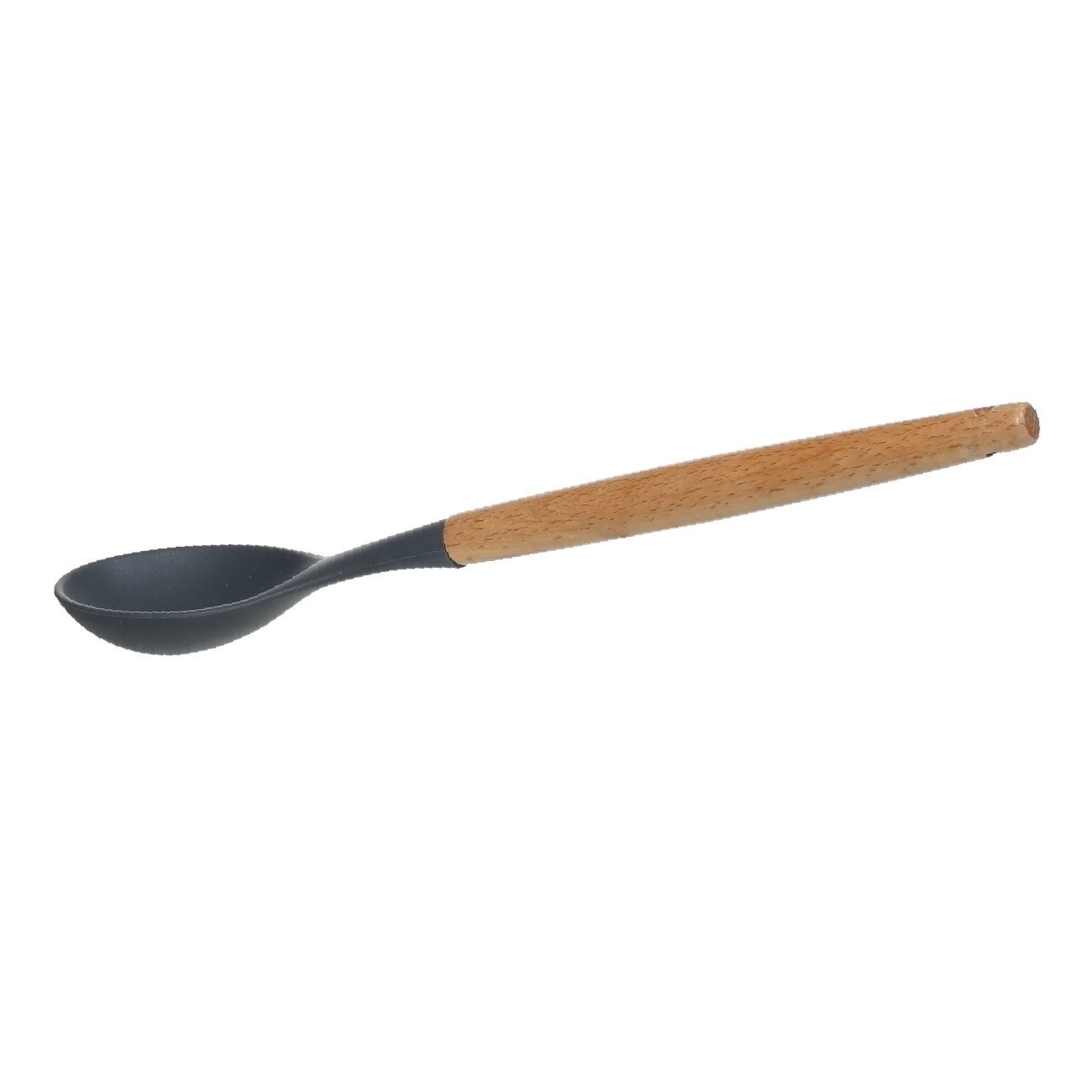 Serving spoon, 32 cm, silicone / wood, grey, Weekend изображение № 4