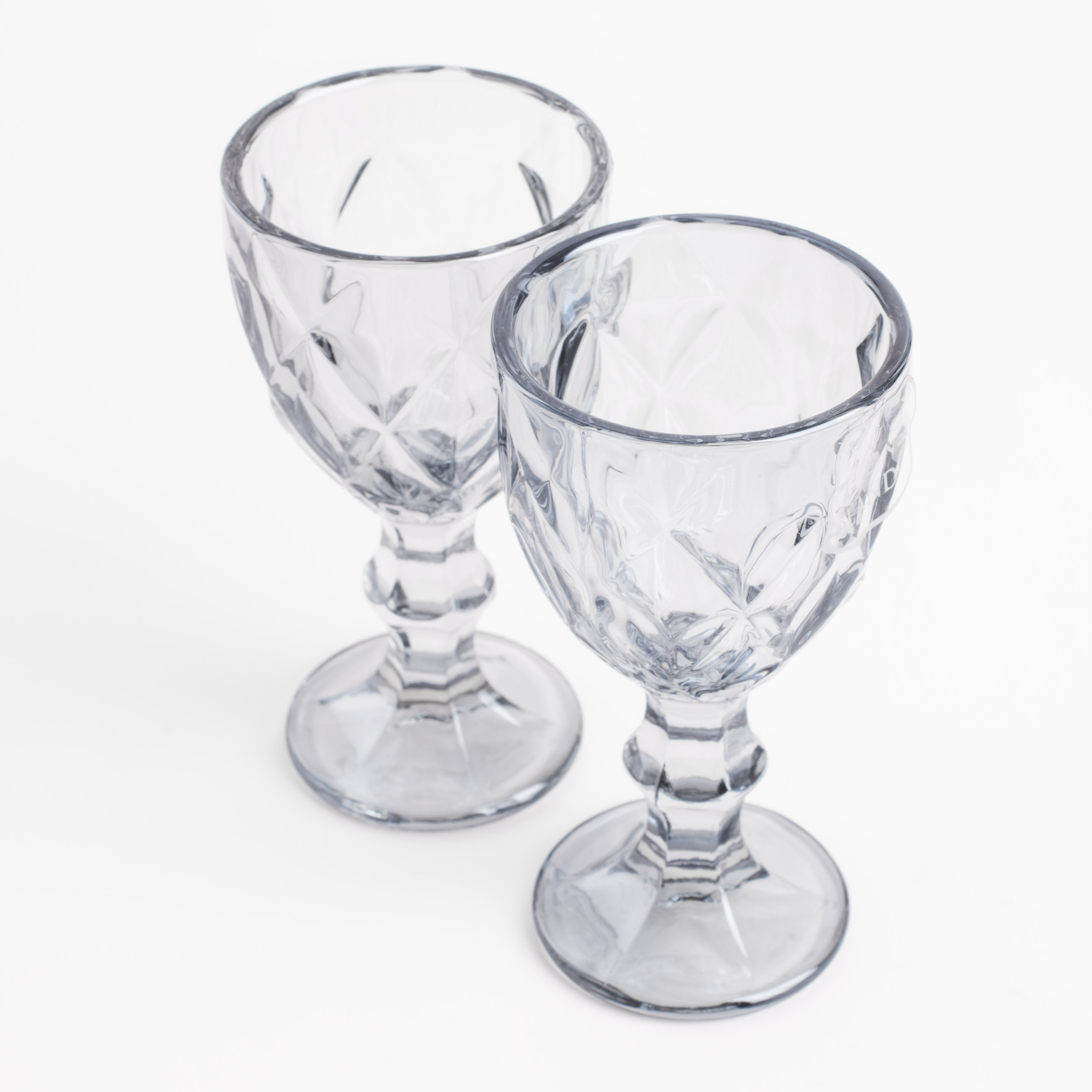 Shot glass, 50 ml, 2 pcs, glass R, gray, Rhomb color изображение № 3