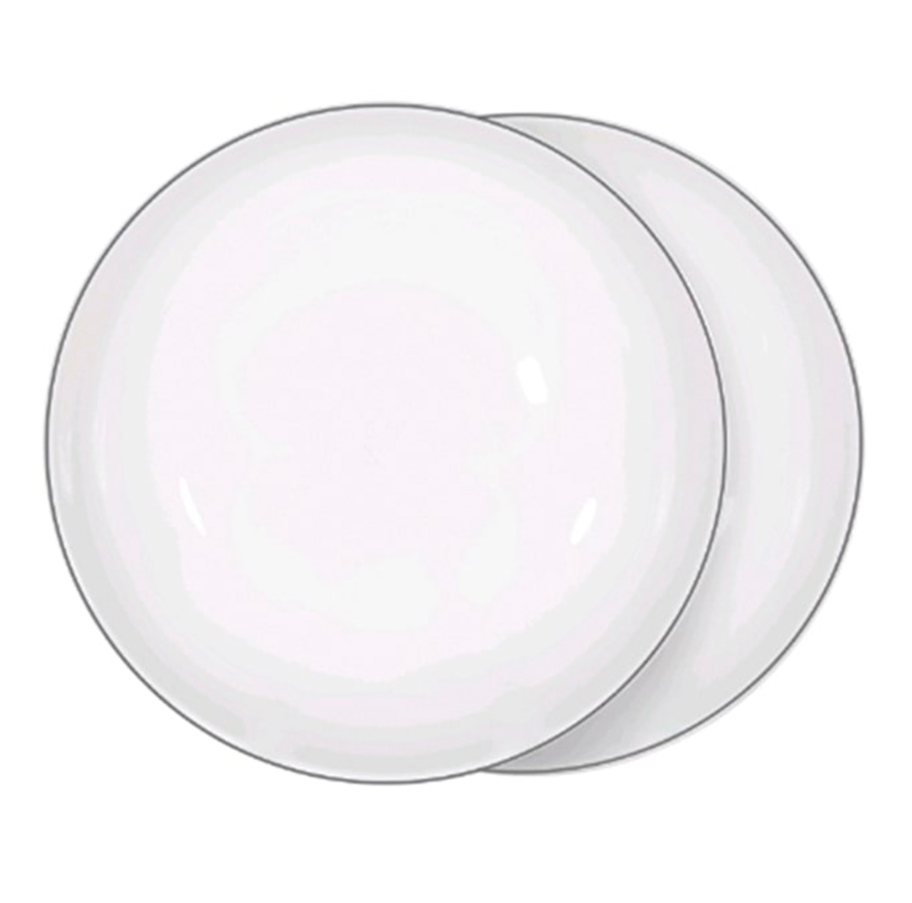 Dining set, 6 pers, 18 pr, porcelain F, white, Ideal silver изображение № 5