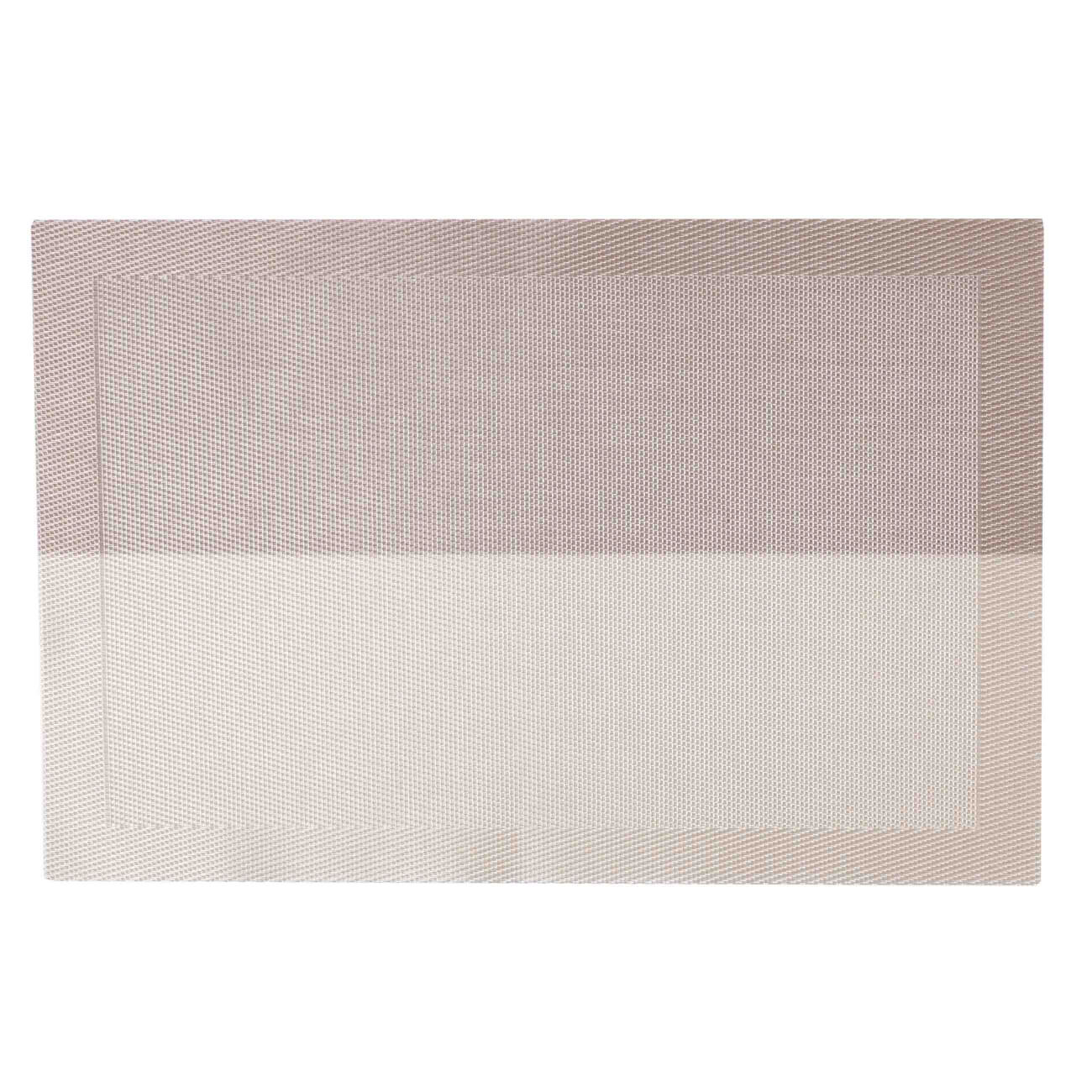 Napkin for appliances, 30x45 cm, PVC, rectangular, beige-brown, Stripes, Mats изображение № 1