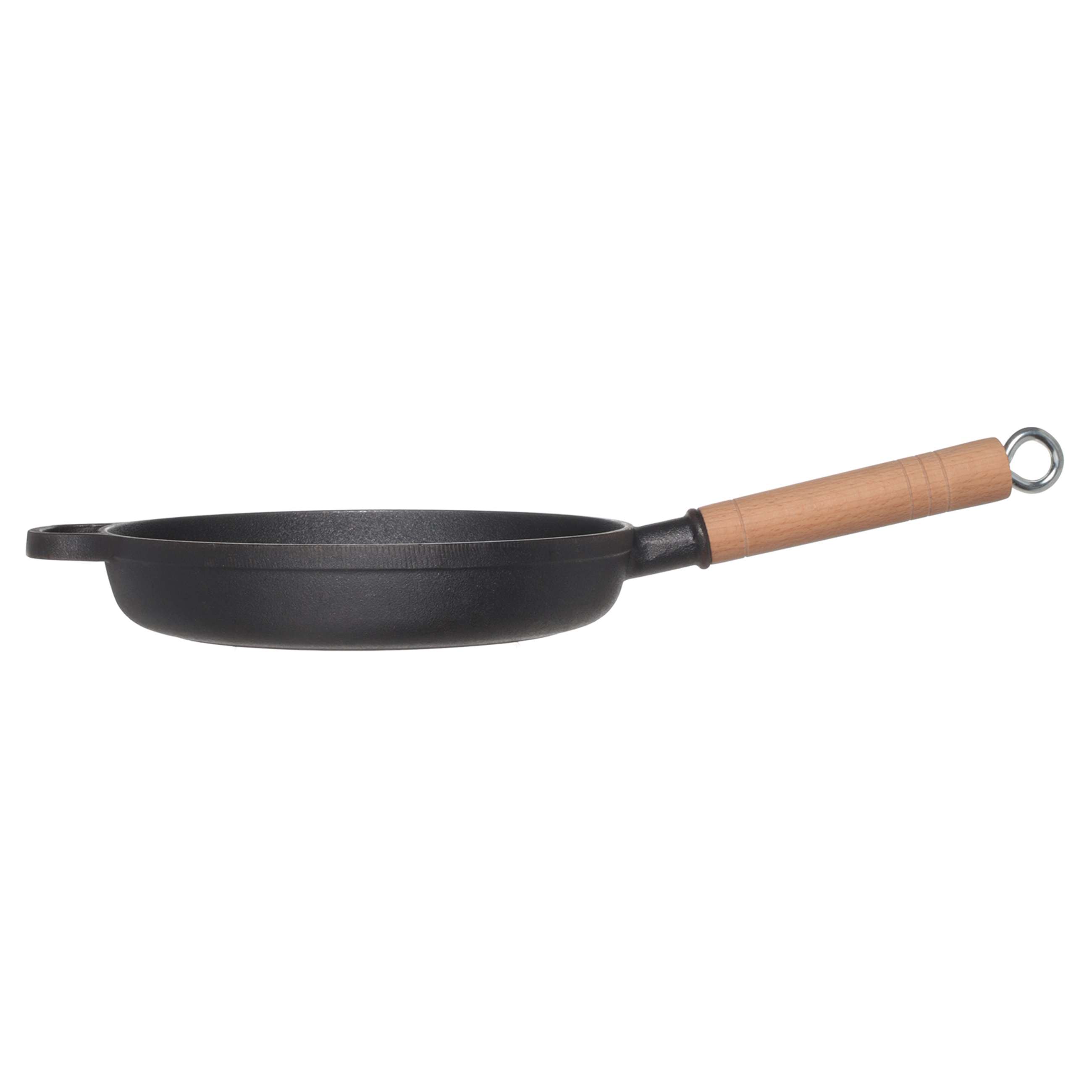 Frying pan, 24 cm, cast iron / wood, black, Authentic изображение № 3