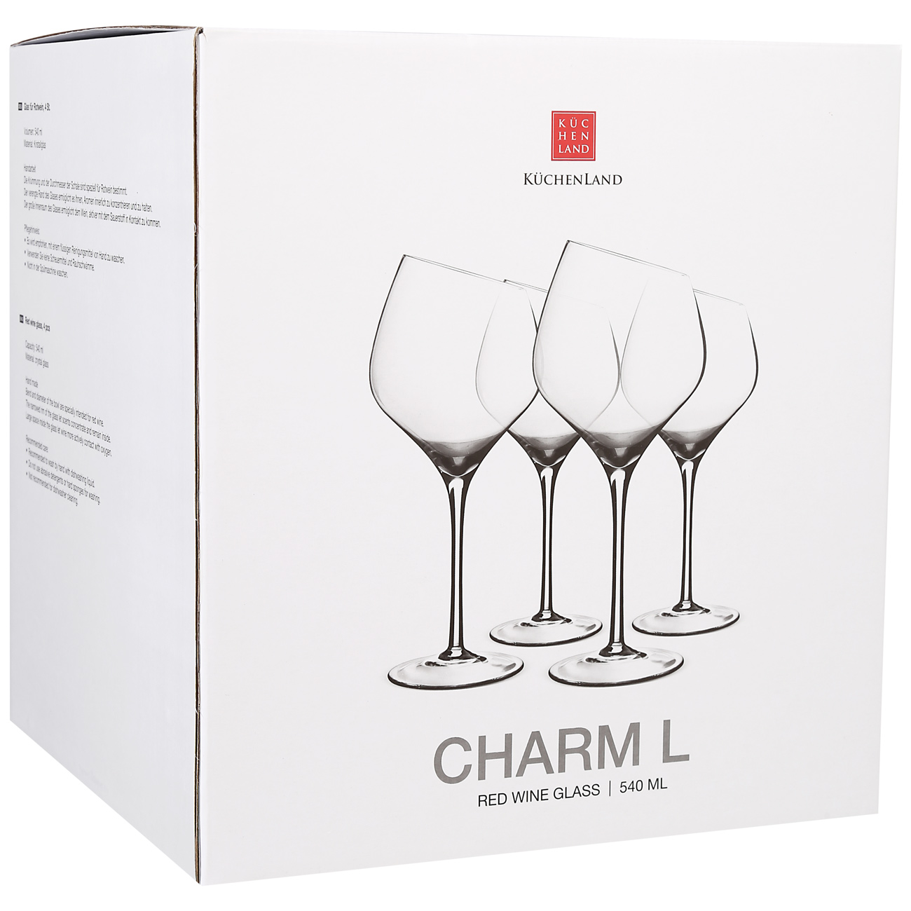 Red wine glass, 560 ml, 4 pcs, Charm L изображение № 2