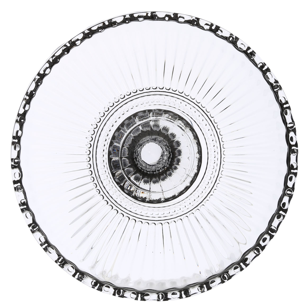 Dish on a leg, 20x8 cm, round, glass, Selene изображение № 3