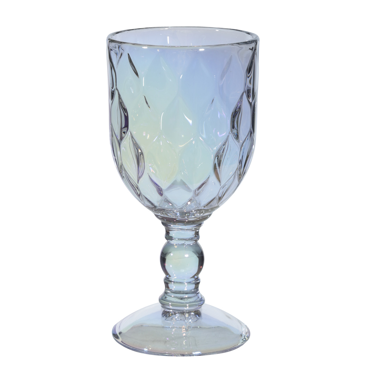 Wine glass, 250 ml, 2 pcs, glass R, mother-of-pearl, Foliage изображение № 2