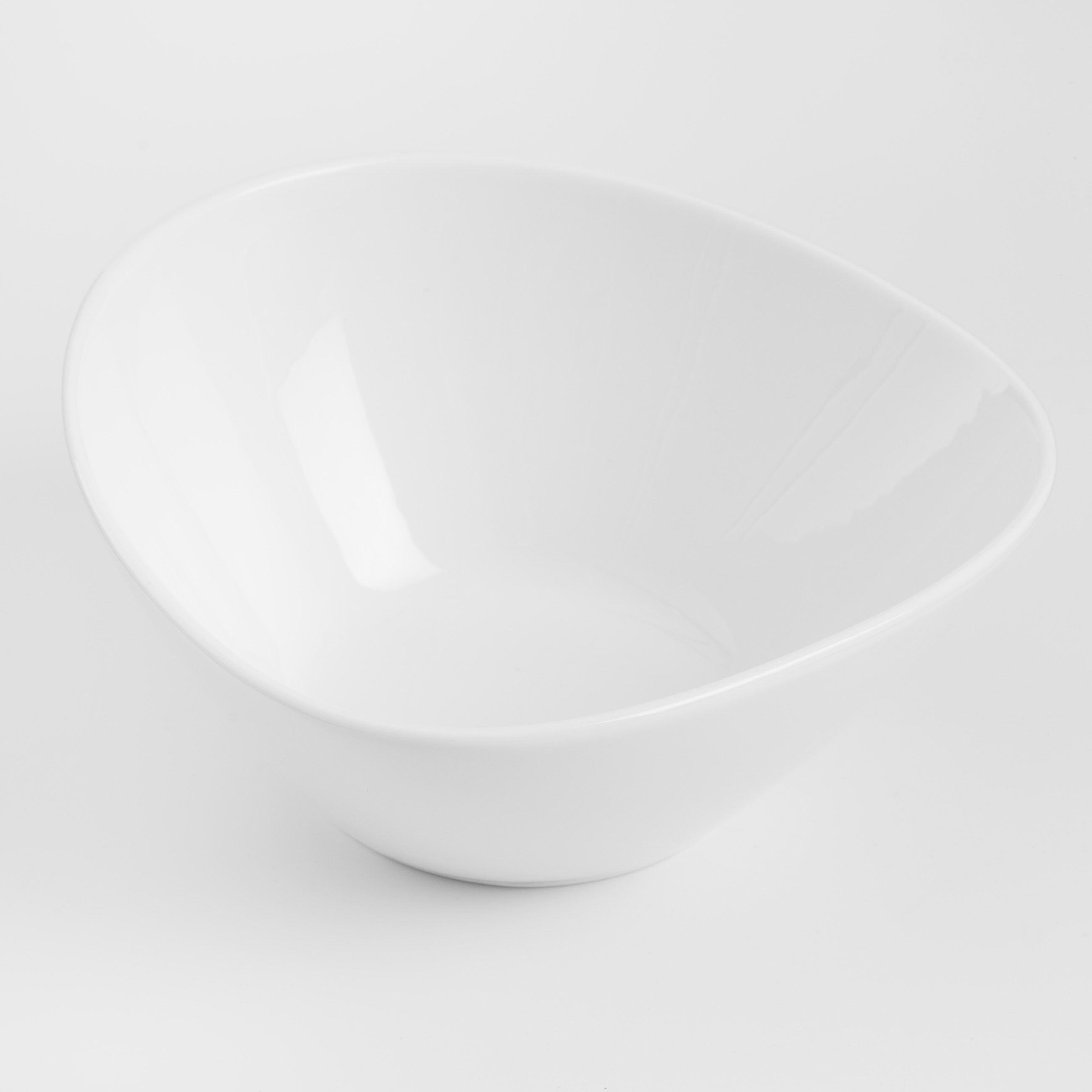 Salad bowl, 16x8 cm, 500 ml, porcelain P, white, Synergy изображение № 5