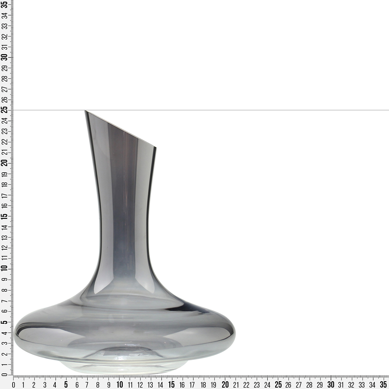 Decanter, 1.5 l, glass, grey, Charm L color изображение № 2