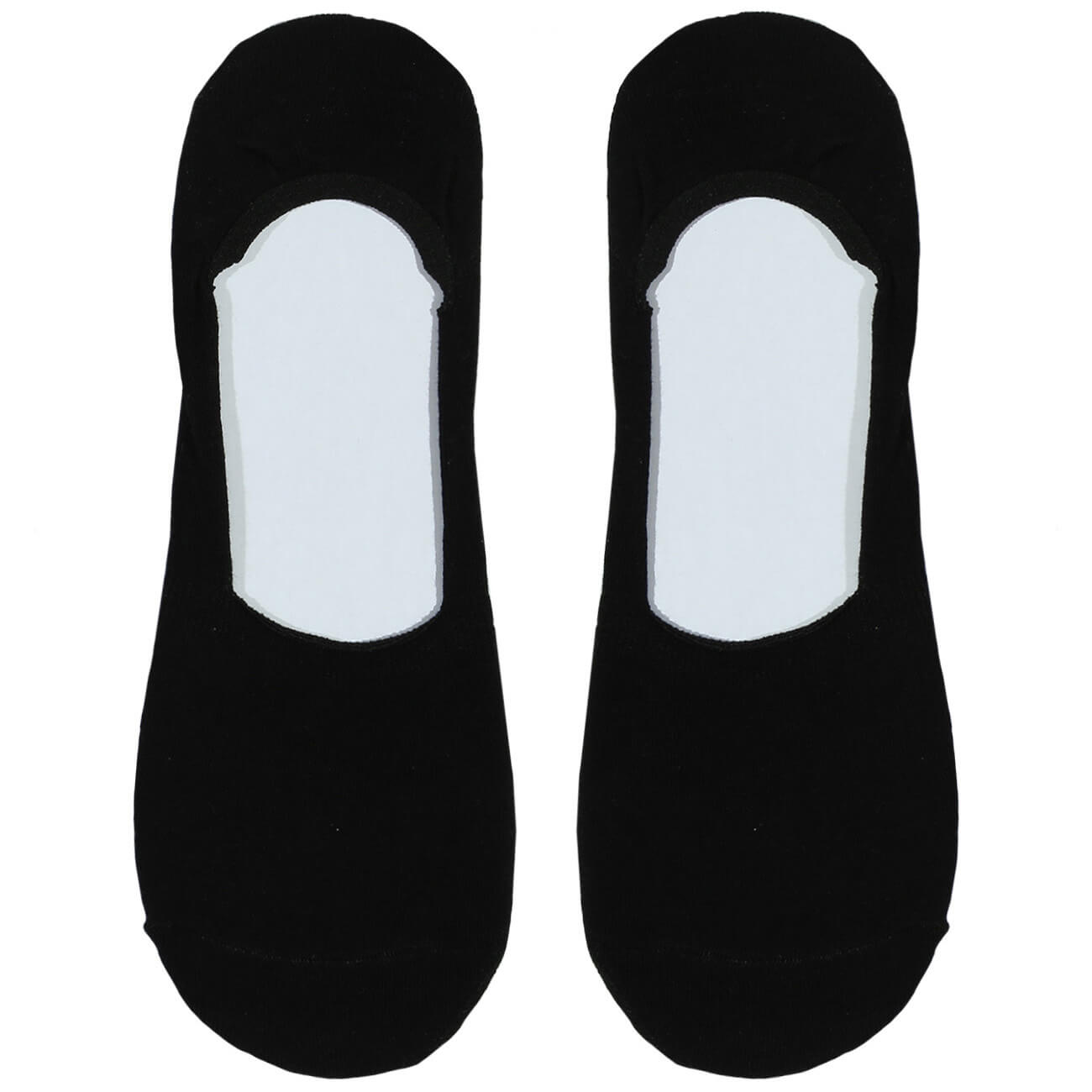 Men's track socks, Size 43-46, cotton / polyester, black, Basic изображение № 1
