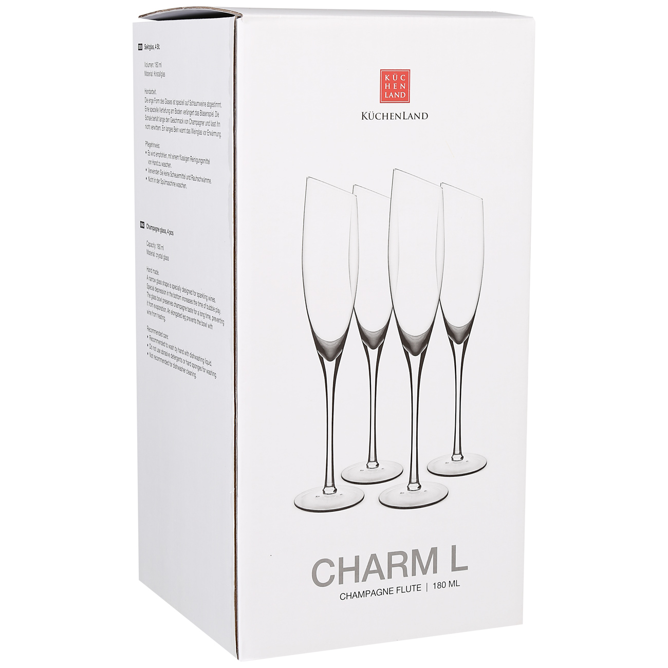 Champagne glass, 180 ml, 4 pcs, Charm L изображение № 2