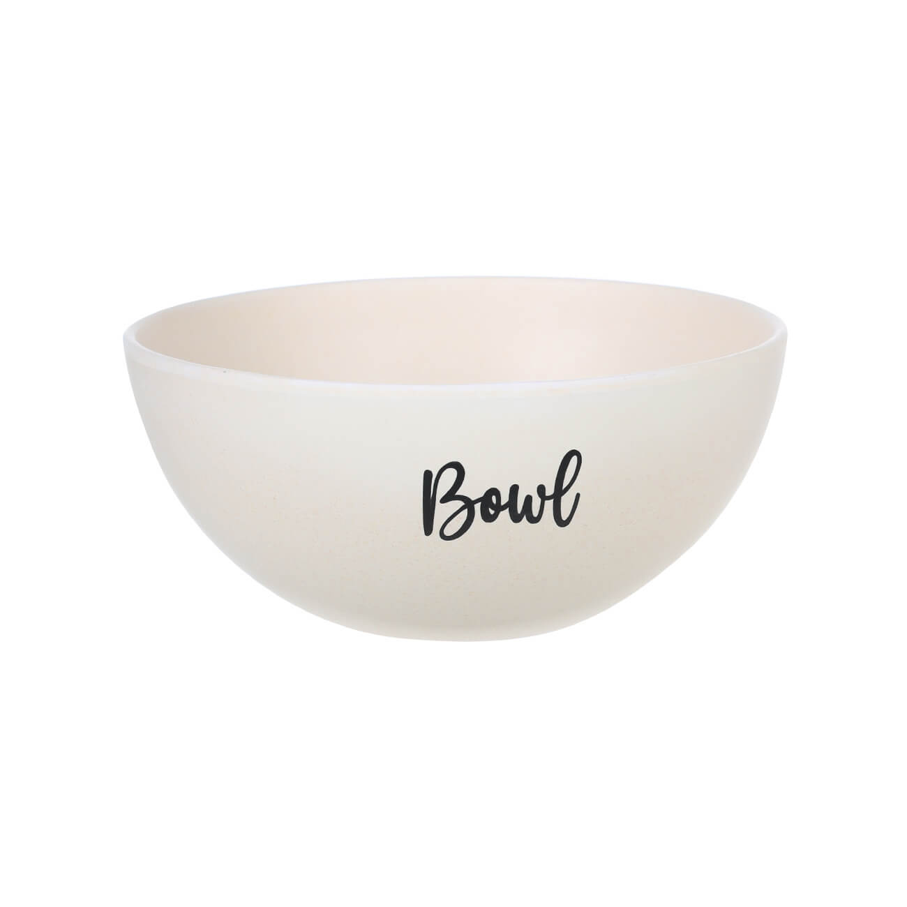 Salad bowl, 15x7 cm, 600 ml, bamboo, beige, Creme изображение № 1