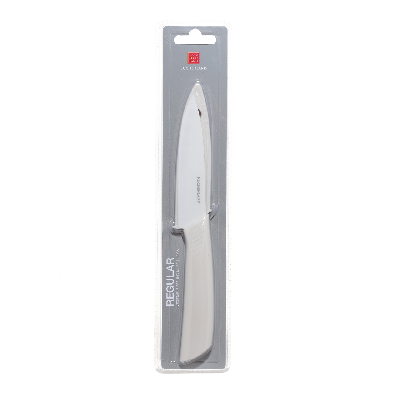 Paring knife, 10 cm, with case, ceramic/plastic, milk, Regular изображение № 2