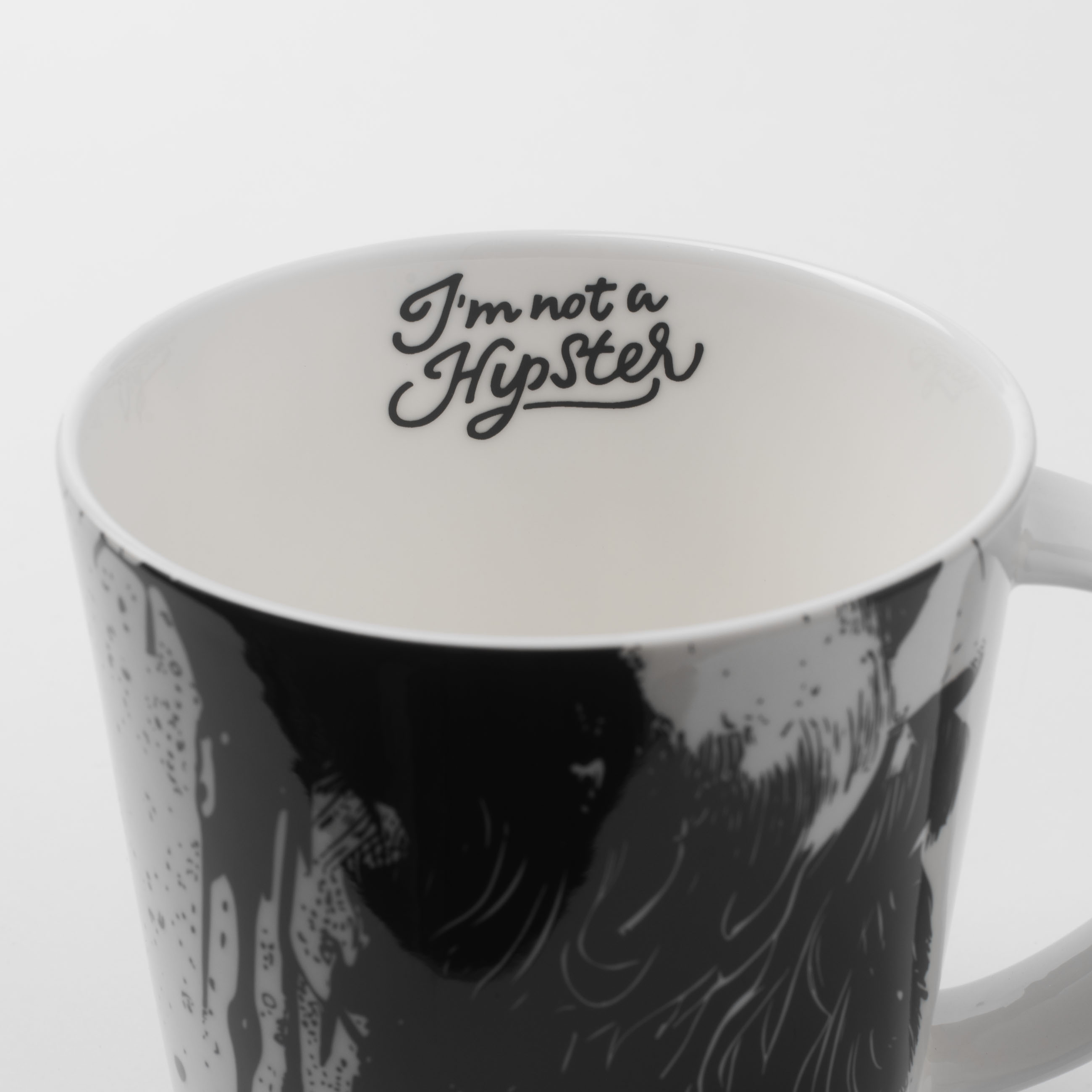 Mug, 450 ml, porcelain F, white, Beard, Brutal изображение № 6