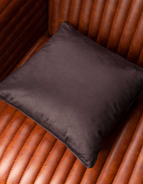 Decorative pillow, 40x40, corduroy, black, Eagle, Eagle